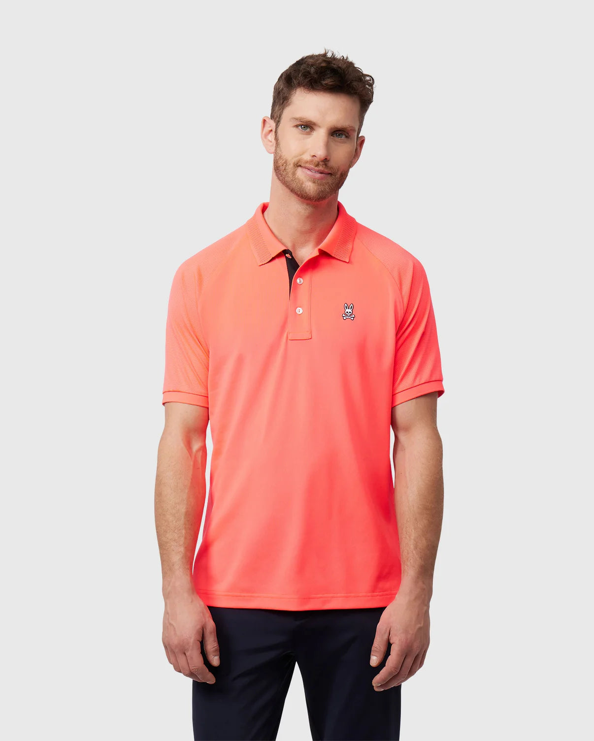 Psycho bunny store pink polo