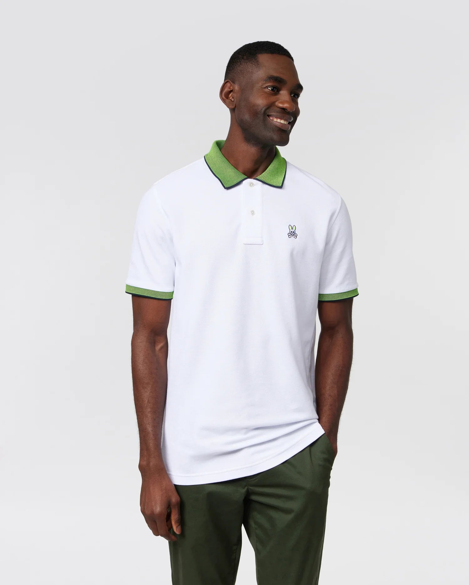 Psycho bunny white sales polo