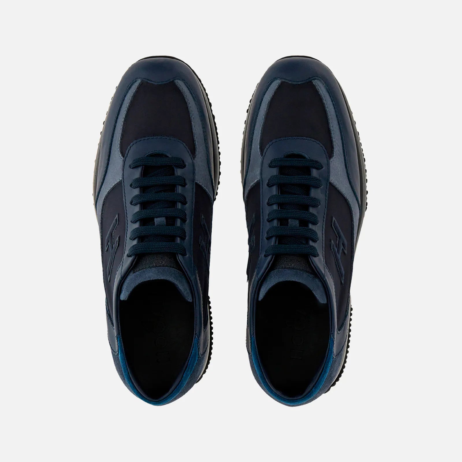 スニーカー HOGAN Men Sneakers HXM00N0Q101QBW8P32 Blue Hogan Interactive Sneakers- Blue – EUROMODA