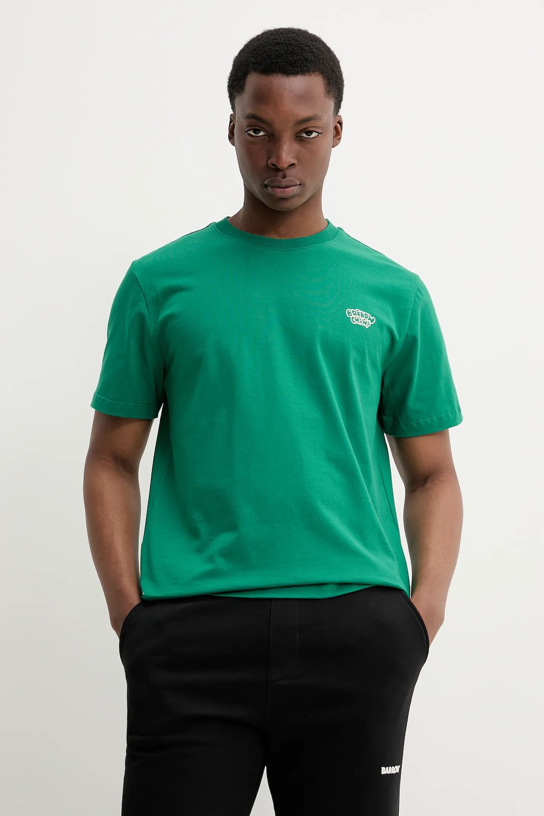 Tシャツ・カットソー BARROW Men T Shirts S5BWUATH150 BW030 Green Barrow Unisex T-shirt - Green | Zedstore
