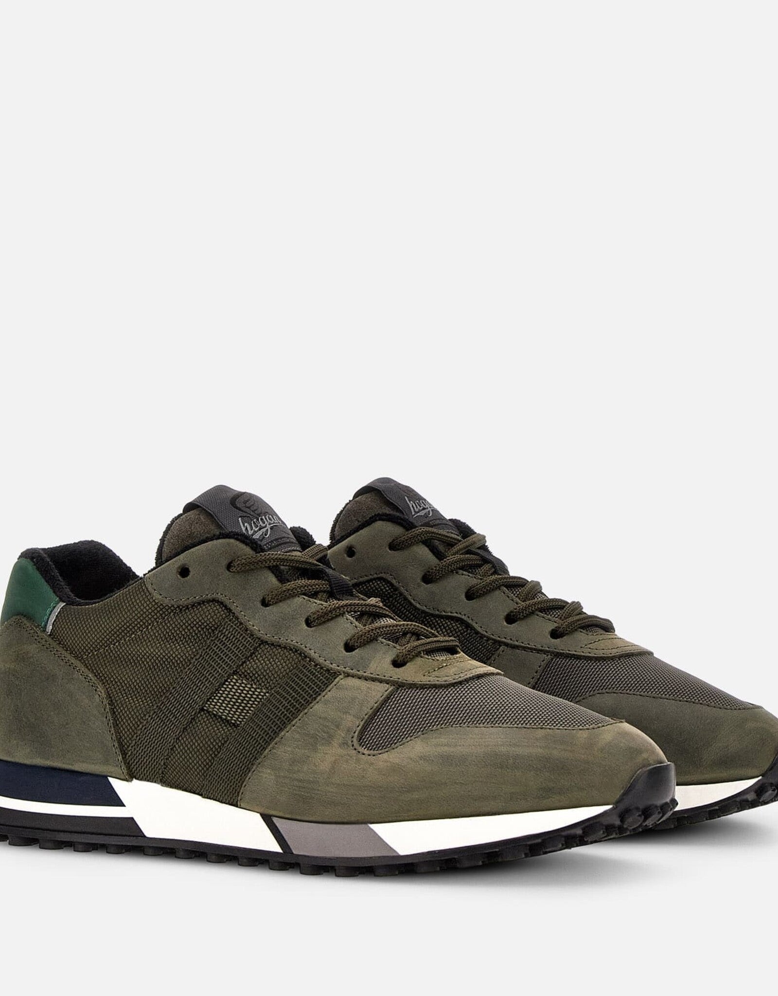 Hogan H383 Sneaker - Olive – EUROMODA