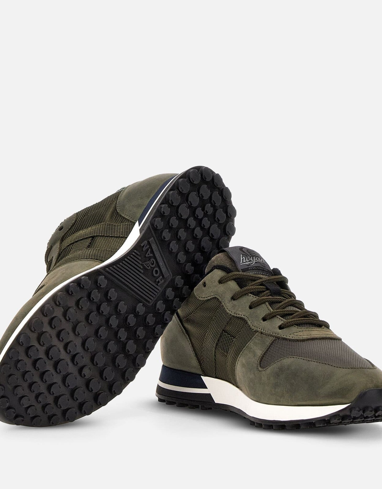 Hogan H383 Sneaker - Olive – EUROMODA