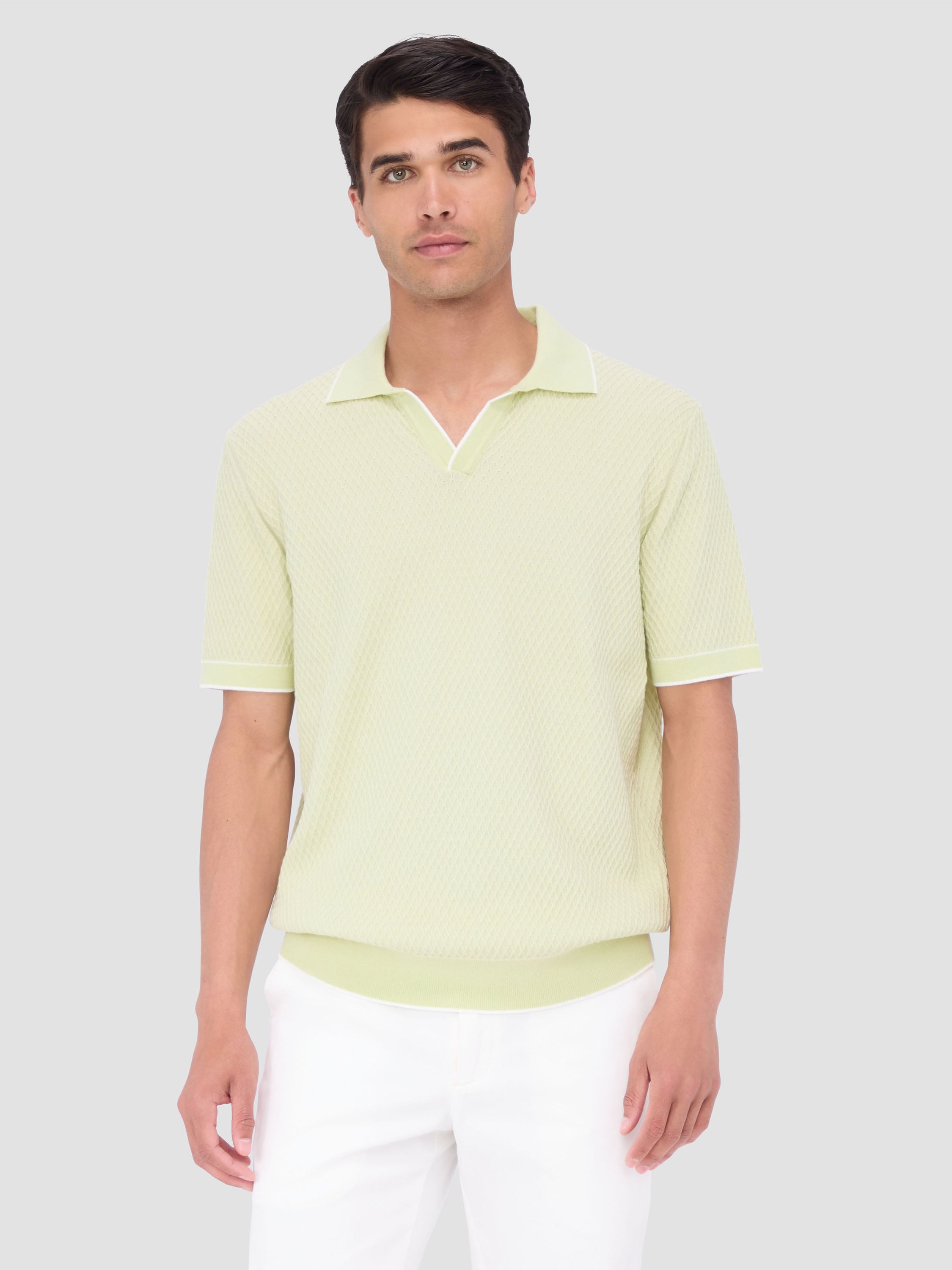 BUGATCHI luxury Digital high quality Print Polo