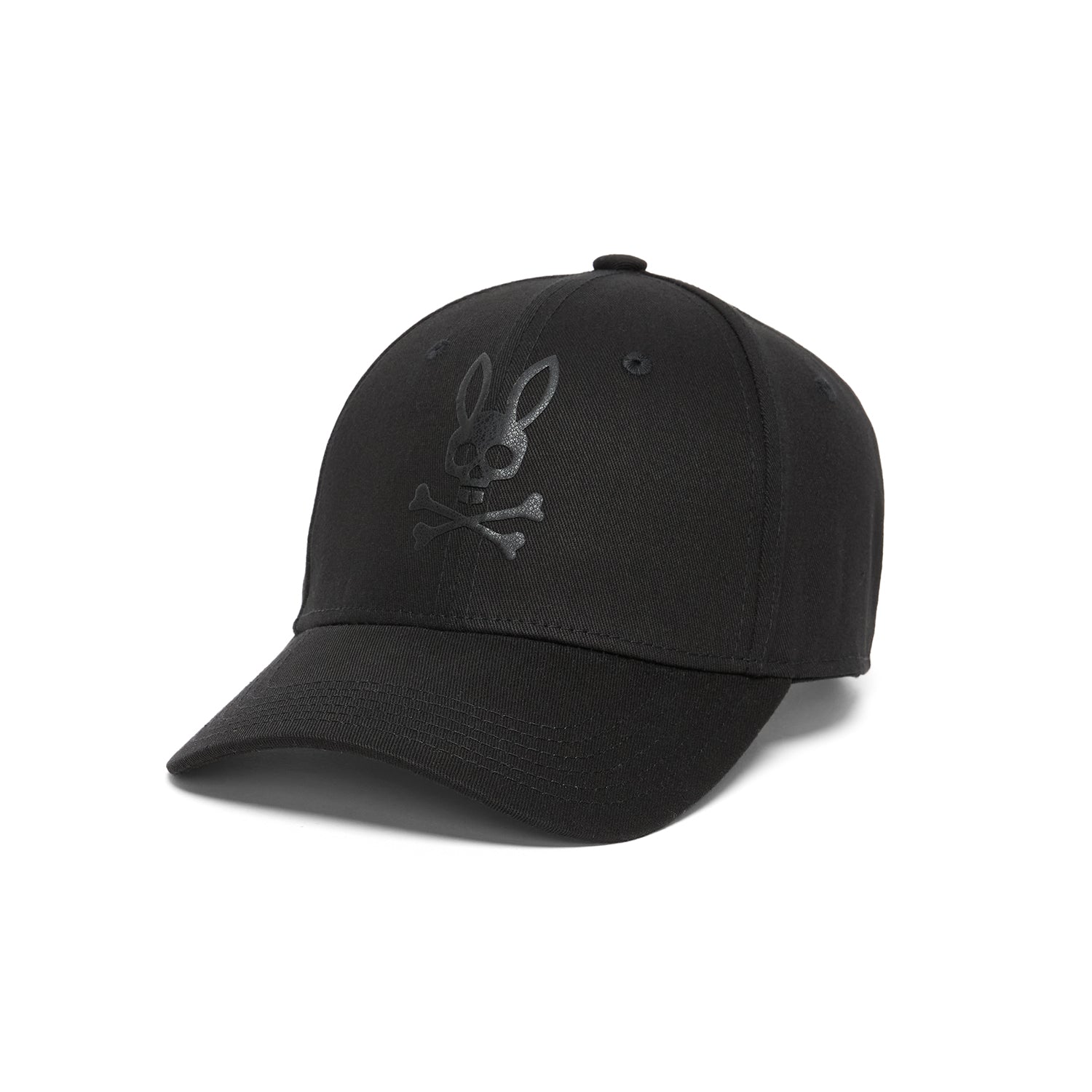 Psycho Bunny Men s Payson Baseball Cap Black EUROMODA